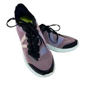 Vionic Celeste Sneakers Womens 6 Pink Black Lace Up Athletic Shoes EU 37